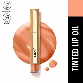 Lakme 9to5 Overtime Shine Tinted Lip Oil - EVERDAY NUDE