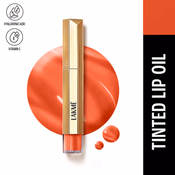 Lakme - 9to5 Overtime Shine Tinted Lip Oil - BRICK ROUGE