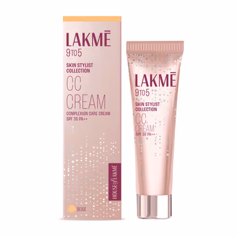 LAKM├ë 9 To 5 Complexion Care Face CC Natural Cream- SPF 30++