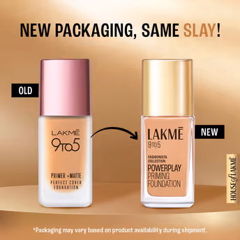Lakme 9 To 5 - Powerplay Priming Foundation - W120 - WARM CREME