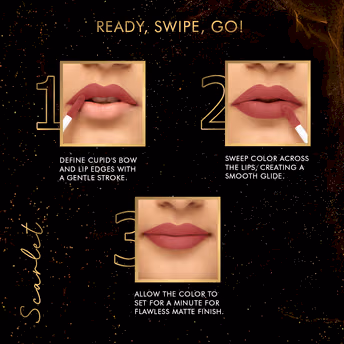 LAKME 9TO5 PRIMER + MATTE LIQUID LIPSTICK - MINIS - SCARLET