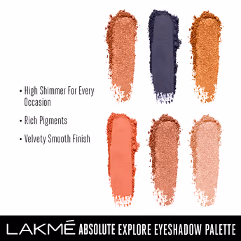 LAKME ABSOLUTE EXPLORE EYE SHADOW PALETTE - DESERT SUNSET