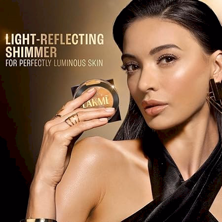 LAKME - GLITTERATI MARBLE HIGHLIGHTER - GOLD GODDESS