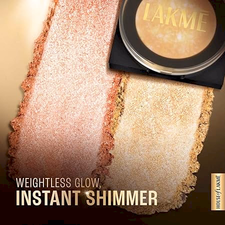 LAKME - GLITTERATI MARBLE HIGHLIGHTER - SHIMMER ROSE