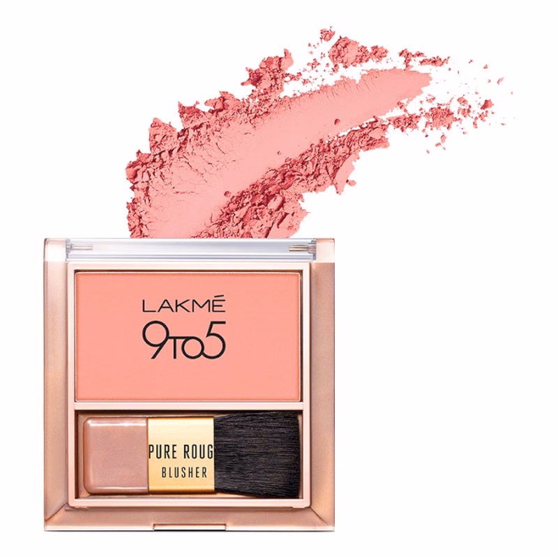 LAKME 9 TO 5 PURE ROUGE BLUSHER - NUDE FLUSH