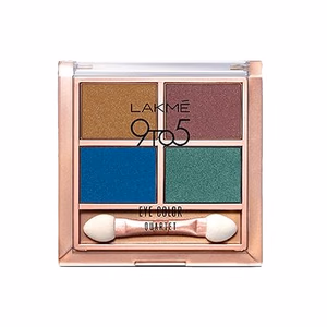 Lakme - 9 to 5 Eye Color Quartet Eye Shadow - ROYAL PEACOCK