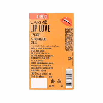 Lakme Lip Love  Lip Balm  - Apricot