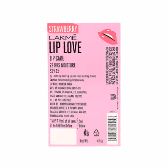 Lakme - Lip Love  Lip Balm - Strawberry