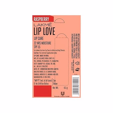 Lakme - Lip Love Gelato Lip Balm - Raspberry