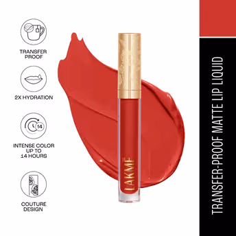Lakme Rouge Bloom Matte Lip Liquid - Carnation Craze 101
