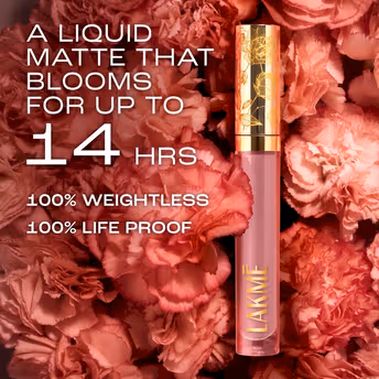 Lakme Rouge Bloom Matte Lip Liquid - Carnation Craze 101