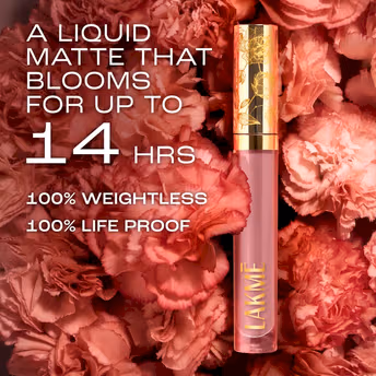 Lakme Rouge Bloom Matte Lip Liquid - Daring Dahlia 201
