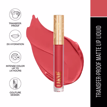 Lakme Rouge Bloom Matte Lip Liquid - ORCHID OOMPH 203