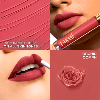 Lakme Rouge Bloom Matte Lip Liquid - ORCHID OOMPH 203