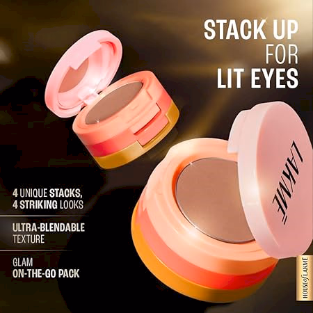 Lakme - 9To5 Eyeconic Matte Shadow Stack - Golden Hour Goddess