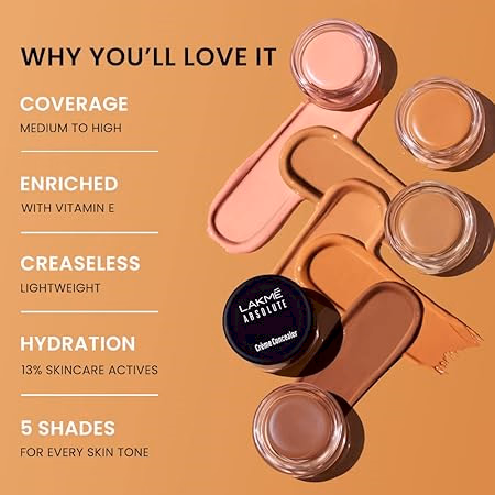 LAKM├ë Absolute Creme Concealer 10 Ivory