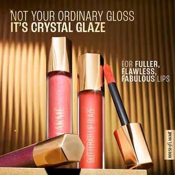 Lakme - Glitterati Lip Glaze- Frosted Rose