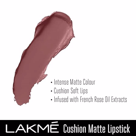 Lakme Cushion Matte Lipstick - PINK CARAMELO