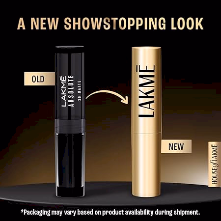 Lakme Unreal 3D Slim Bullet Lipstick, Matte Finish, British Brown