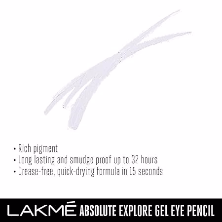 Lakme Absolute Explore Eye Pencil - Ethereal White