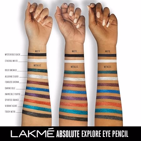 Lakme Absolute Explore Eye Pencil - Ethereal White