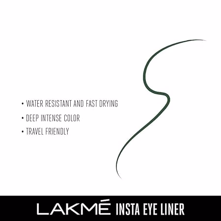 LAKME - Insta Liner-Water Resistant Eye Liner Gel -  GREEN