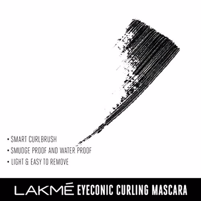 Lakme - 9 To 5 Eyeconic Curling Mascara - Black