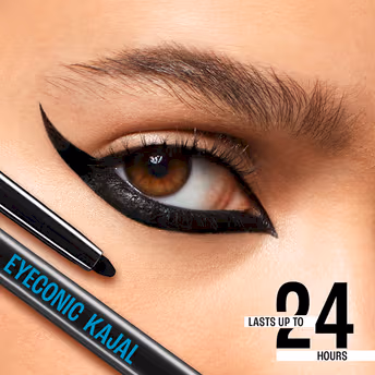 Lakme  Eyeconic Kajal  Deep Black - Matte Finish