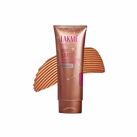 LAKME LUMI LIT LOTION BODY HIGHLIGHTER & STROBE CREAM  - BRONZE BLAZE