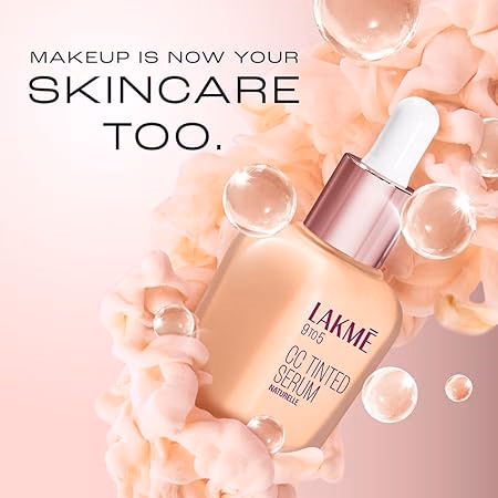 Lakme CC Tinted Serum With 2% Hyaluronic Acid - Latte