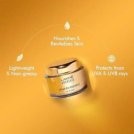 Lakme - Absolute Argan Oil Radiance Overnight Oil-In-Creme SPF 30 PA++ - CREAM