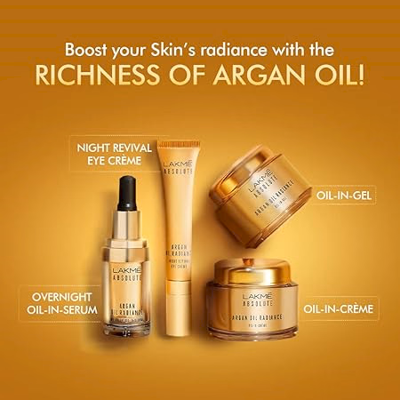 Lakme - Absolute Argan Oil Radiance Overnight Oil-In-Creme SPF 30 PA++ - CREAM