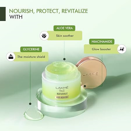 Lakme 9 to 5 - Naturale Aloe Aqua Hydrating Face Gel  - Natural Aloe Vera
