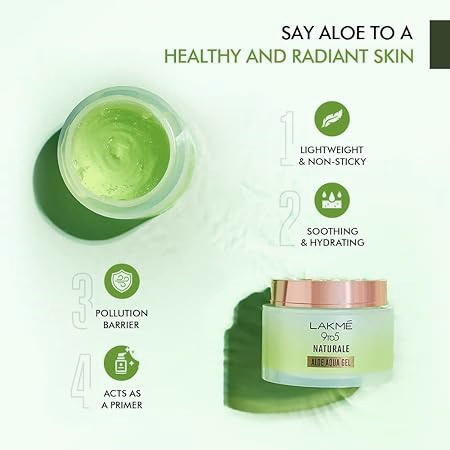 Lakme 9 to 5 - Naturale Aloe Aqua Hydrating Face Gel  - Natural Aloe Vera