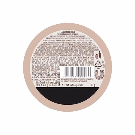 Lakme Peach Milk Soft Vit E Creme