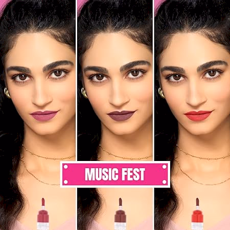 Elle 18 Lit Lip Stack Liquid Lipstick - Music Fest