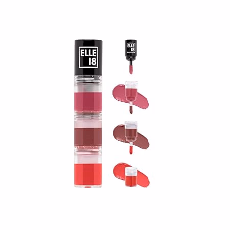 Elle 18 Lit Lip Stack Liquid Lipstick - Music Fest