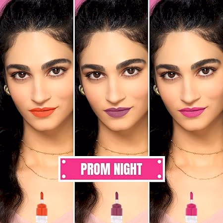 Elle 18 Lit Lip Stack Liquid Lipstick - Prom Night