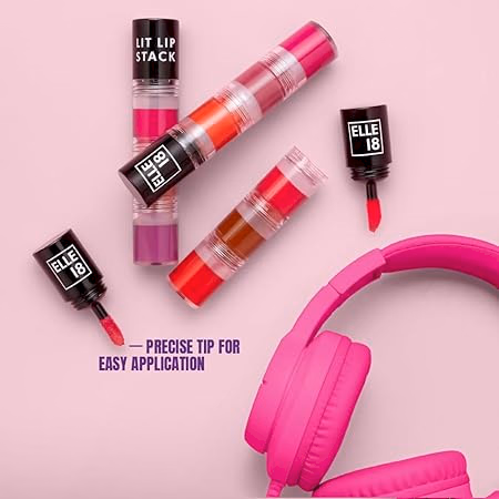 Elle 18 Lit Lip Stack Liquid Lipstick - Getaway