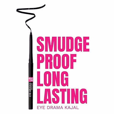 LAKME Elle18 Pencil Eyedrama Matte Kajal Bold Black