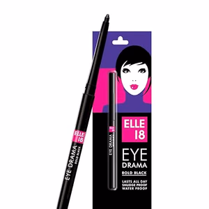 LAKME Elle18 Pencil Eyedrama Matte Kajal Bold Black
