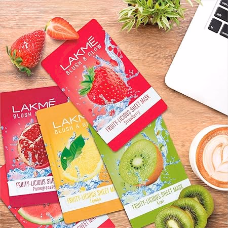 Lakme Blush & Glow - Strawberry - Sheet Mask