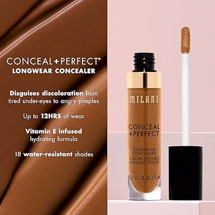 MILANI CONCEAL + PERFECT LONGWEAR CONCEALER - LIGHT BEIGE