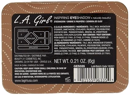 L.A. Girl - Inspiring Eyeshadow Palette - Naturally Beautiful - GES335