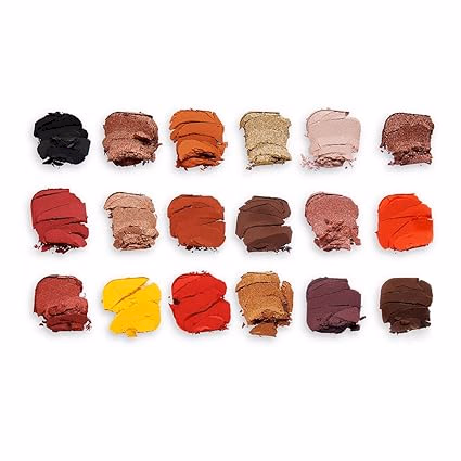 Makeup Revolution - Fire - Forever Flawless - Eyeshadow Palette-18 Smooth & Rich Shade