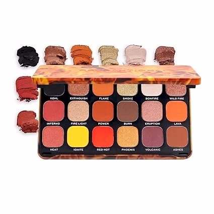 Makeup Revolution - Fire - Forever Flawless - Eyeshadow Palette-18 Smooth & Rich Shade