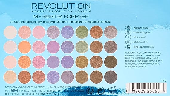 Makeup Revolution - Mermaids Forever - 32 Eyeshadow