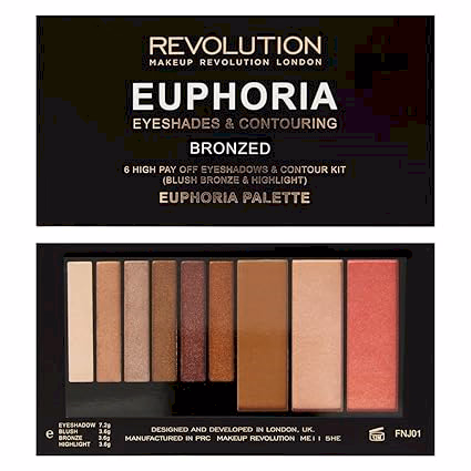 Makeup Revolution - Bare - London Euphoria Palette