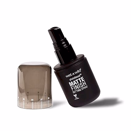 Wet n Wild - Black - Photofocus - Natural Finish Setting Spray