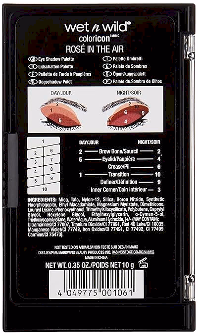 Wet n Wild Color Icon Eyeshadow 10 Pan Palette - Ros├⌐ In The Air